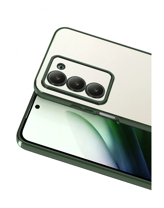 Newface Xiaomi Redmi 15 4G Razer Lensli Silikon - Yeşil