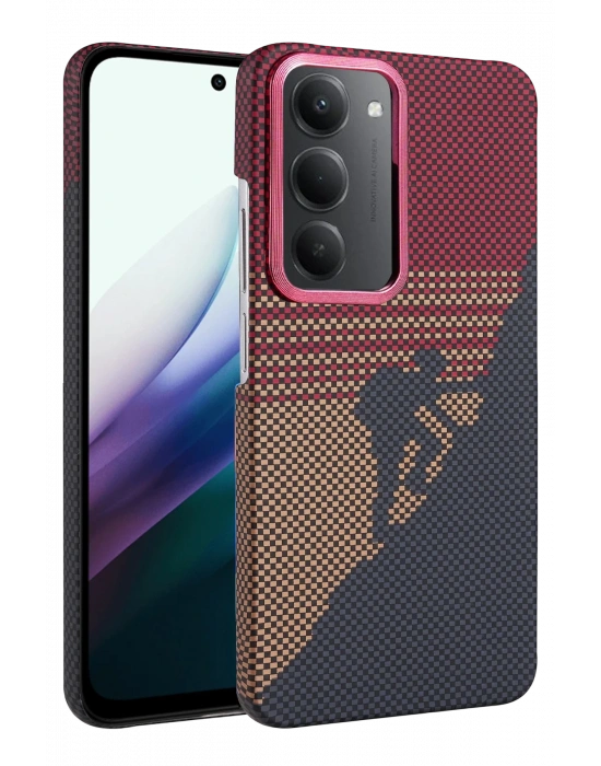 Newface Xiaomi Redmi 15 4G Vega Magsafe Kapak - Kırmızı