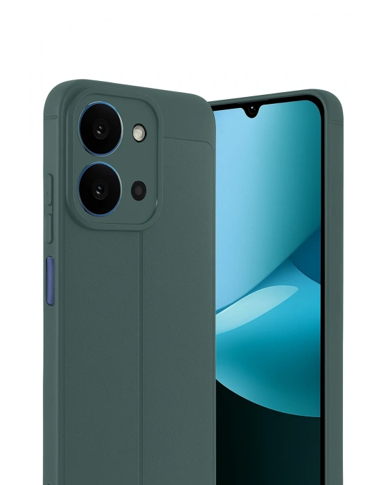 Newface Xiaomi Redmi 15C 4G Auto Focus Kapak - Koyu Yeşil