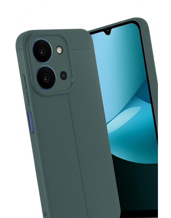 Newface Xiaomi Redmi 15C 4G Auto Focus Kapak - Koyu Yeşil