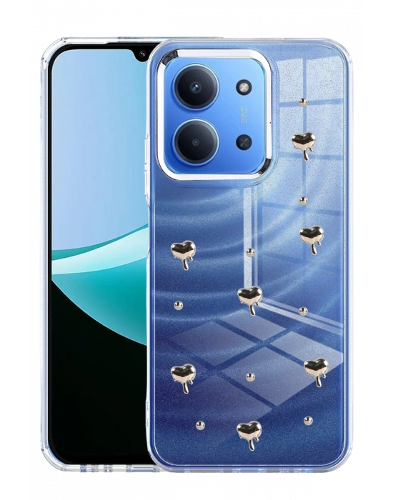 Newface Xiaomi Redmi 15C 4G Fiyonk Desenli Kapak - Desen 1