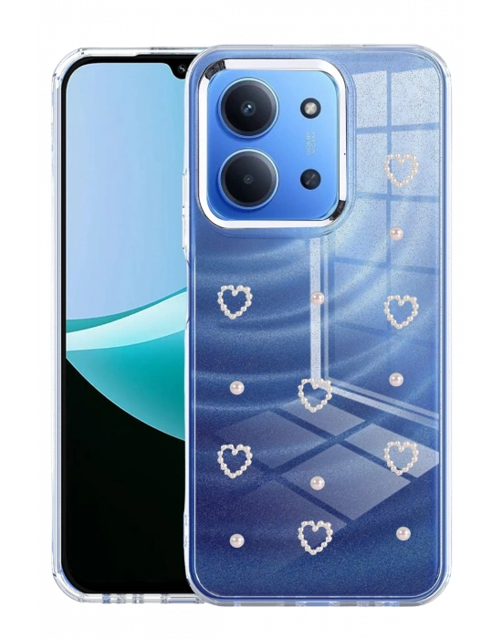 Newface Xiaomi Redmi 15C 4G Fiyonk Desenli Kapak - Desen 10