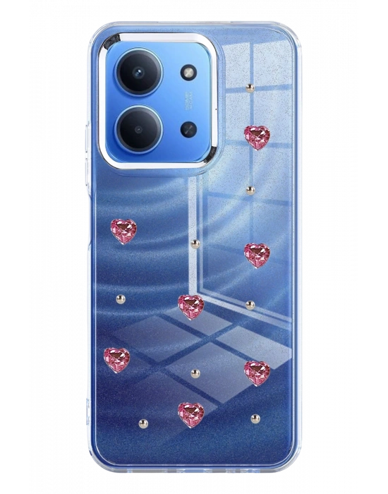 Newface Xiaomi Redmi 15C 4G Fiyonk Desenli Kapak - Desen 3