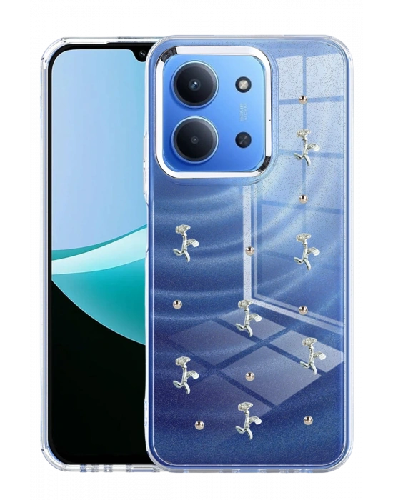 Newface Xiaomi Redmi 15C 4G Fiyonk Desenli Kapak - Desen 4