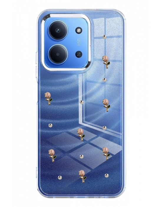 Newface Xiaomi Redmi 15C 4G Fiyonk Desenli Kapak - Desen 6