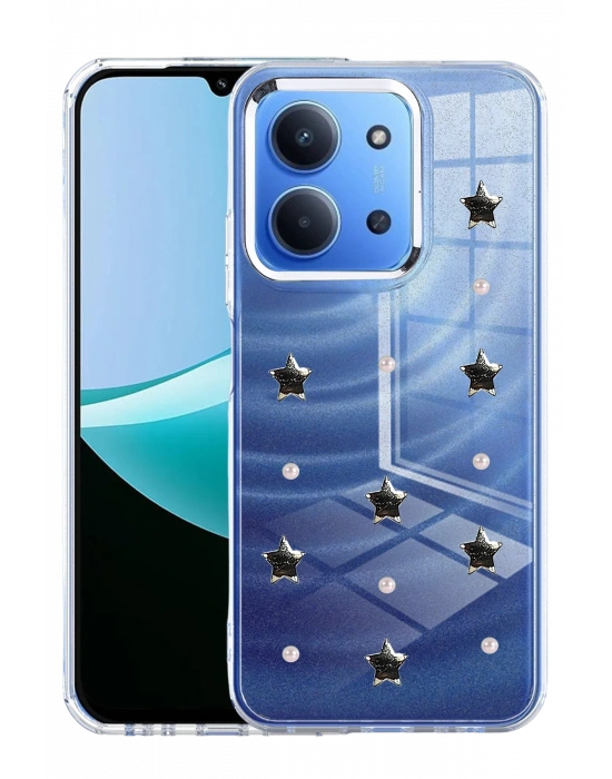 Newface Xiaomi Redmi 15C 4G Fiyonk Desenli Kapak - Desen 7