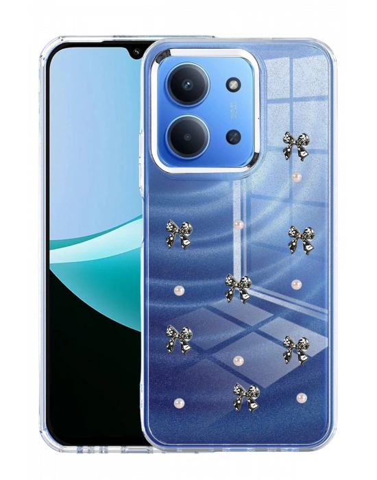 Newface Xiaomi Redmi 15C 4G Fiyonk Desenli Kapak - Desen 8