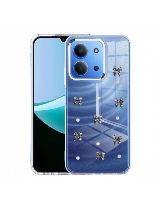 Newface Xiaomi Redmi 15C 4G Fiyonk Desenli Kapak - Desen 8