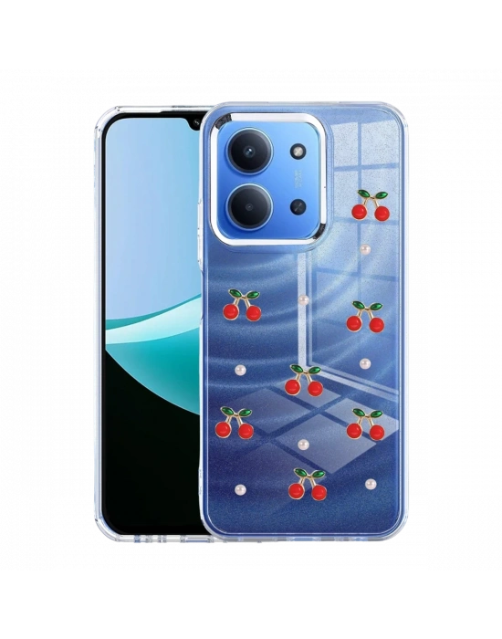 Newface Xiaomi Redmi 15C 4G Fiyonk Desenli Kapak - Desen 9