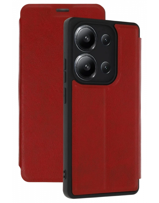 Newface Xiaomi Redmi 15C 4G Flip Cover - Kırmızı