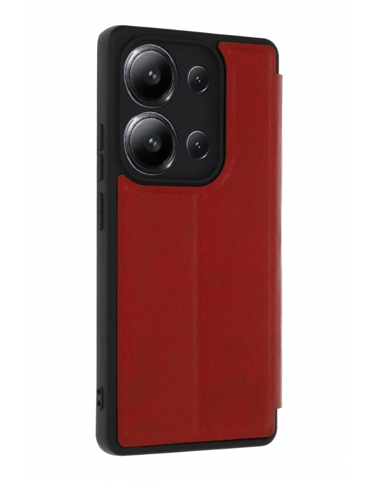 Newface Xiaomi Redmi 15C 4G Flip Cover - Kırmızı