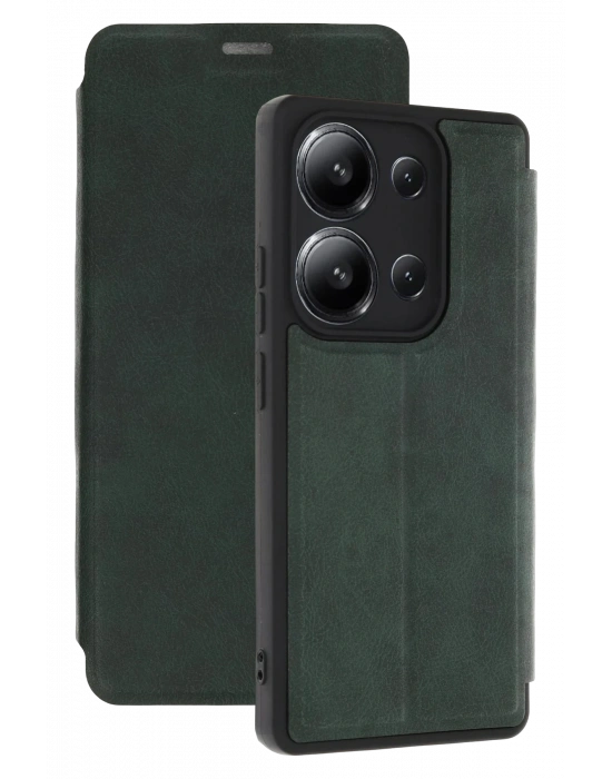 Newface Xiaomi Redmi 15C 4G Flip Cover - Yeşil