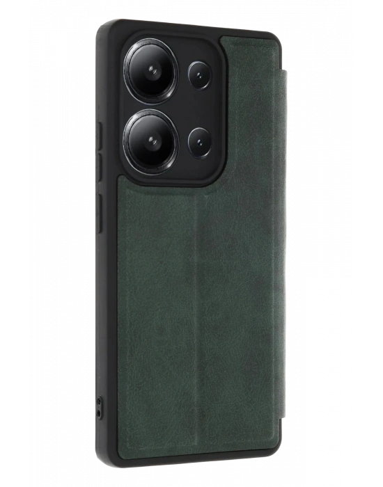 Newface Xiaomi Redmi 15C 4G Flip Cover - Yeşil