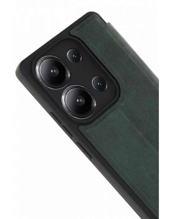 Newface Xiaomi Redmi 15C 4G Flip Cover - Yeşil