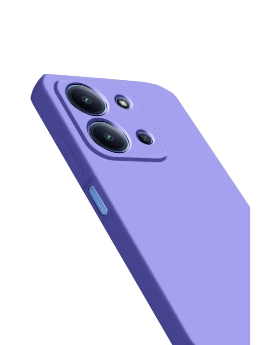 Newface Xiaomi Redmi 15C 4G Nano içi Kadife Silikon - Lila