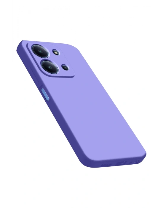 Newface Xiaomi Redmi 15C 4G Nano içi Kadife Silikon - Lila