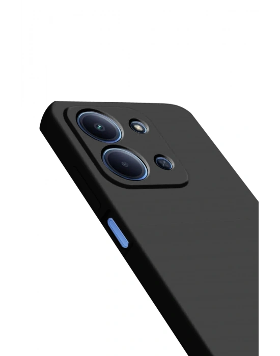 Newface Xiaomi Redmi 15C 4G Nano içi Kadife Silikon - Siyah