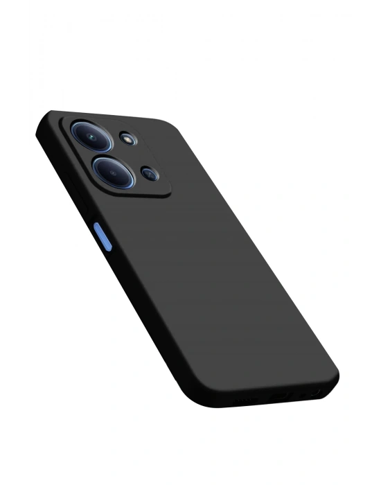 Newface Xiaomi Redmi 15C 4G Nano içi Kadife Silikon - Siyah