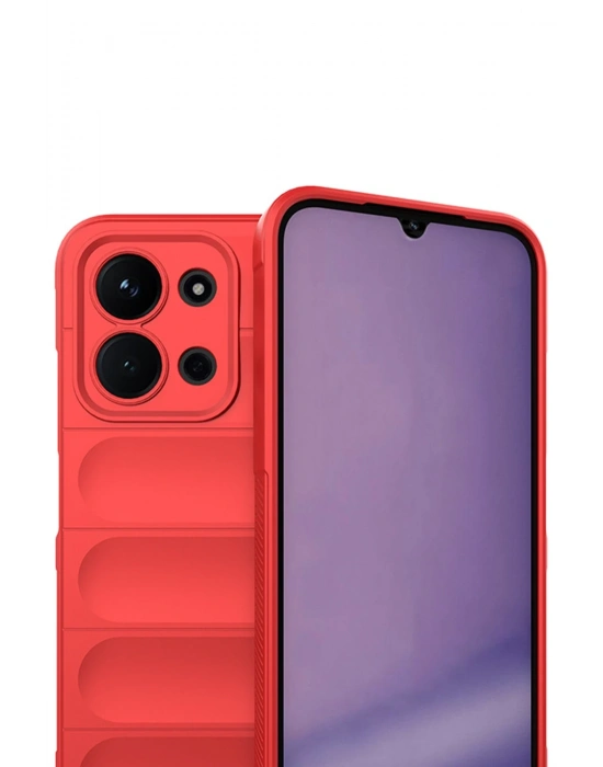 Newface Xiaomi Redmi 15C 4G Optimum Silikon - Kırmızı