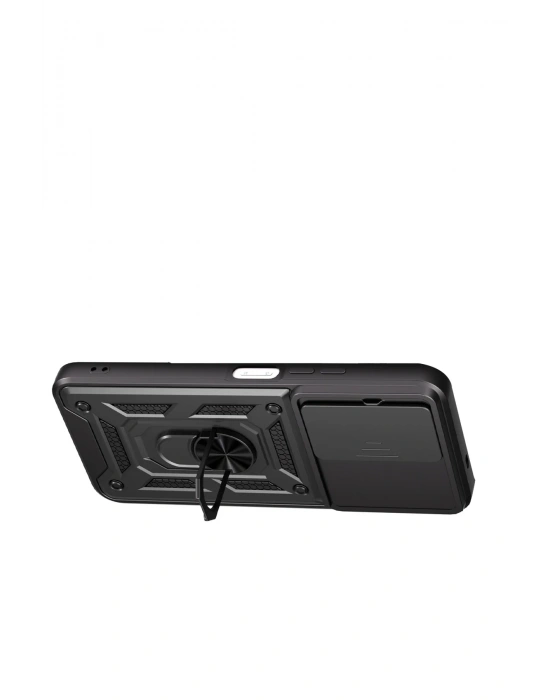 Newface Xiaomi Redmi 15C 4G Pars Lens Yüzüklü Silikon - Siyah