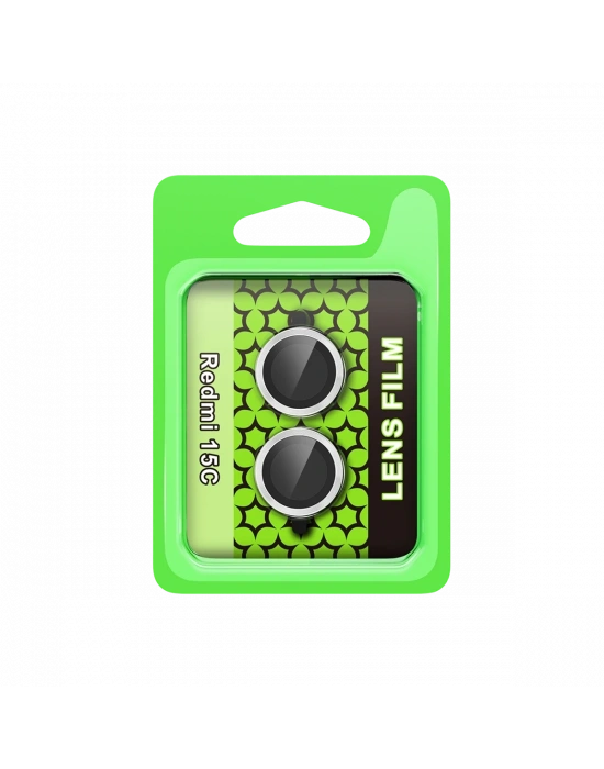 Newface Xiaomi Redmi 15C 4G Raze Metal Kamera Lens - Gümüş