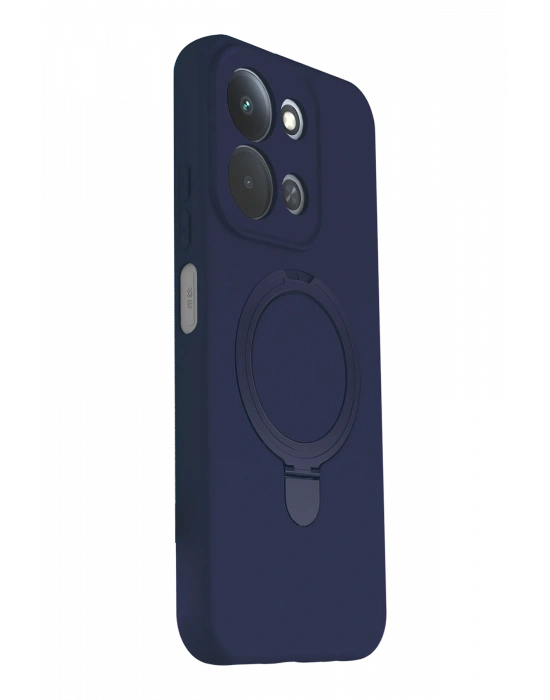 Newface Xiaomi Redmi 15C 4G Regal Magsafe Standlı Kapak - Lacivert