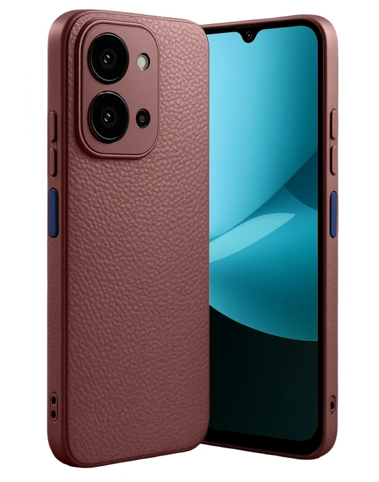 Newface Xiaomi Redmi 15C 4G Thermax Silikon Kılıf - Bordo