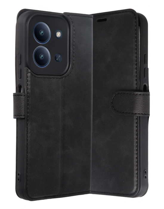 Newface Xiaomi Redmi 15C 4G Trend S Plus Kapaklı Kılıf - Siyah