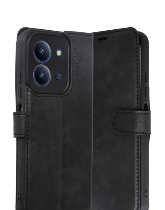 Newface Xiaomi Redmi 15C 4G Trend S Plus Kapaklı Kılıf - Siyah