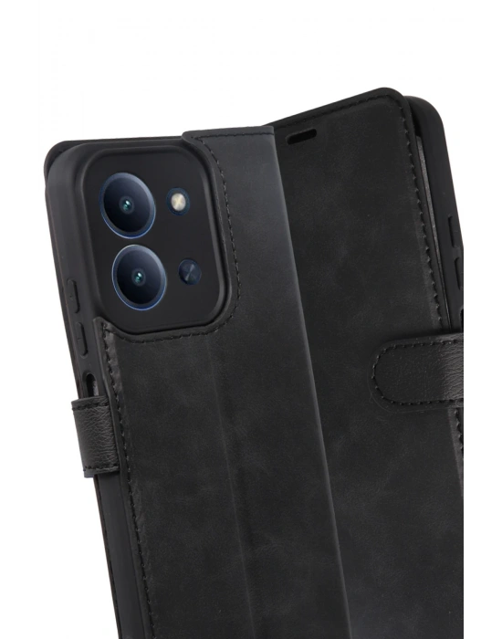 Newface Xiaomi Redmi 15C 4G Trend S Plus Kapaklı Kılıf - Siyah