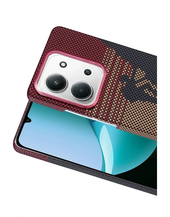 Newface Xiaomi Redmi 15C 4G Vega Magsafe Kapak - Kırmızı