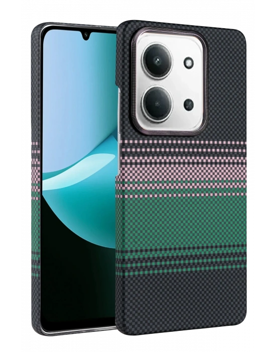 Newface Xiaomi Redmi 15C 4G Vega Magsafe Kapak - Yeşil