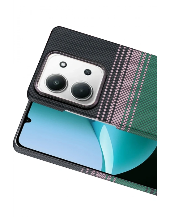 Newface Xiaomi Redmi 15C 4G Vega Magsafe Kapak - Yeşil