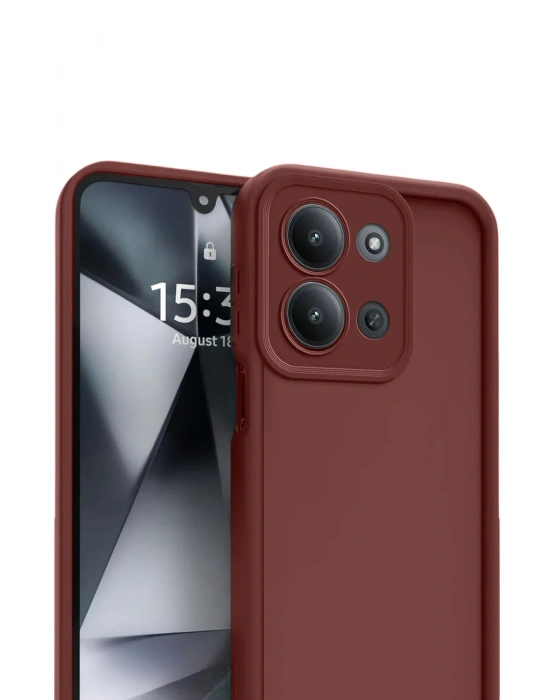 Newface Xiaomi Redmi 15C 4G Viera Silikon - Bordo