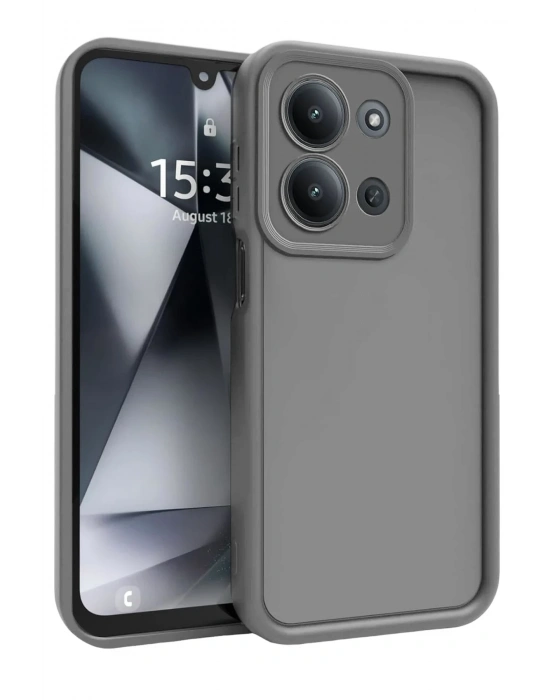 Newface Xiaomi Redmi 15C 4G Viera Silikon - Gri