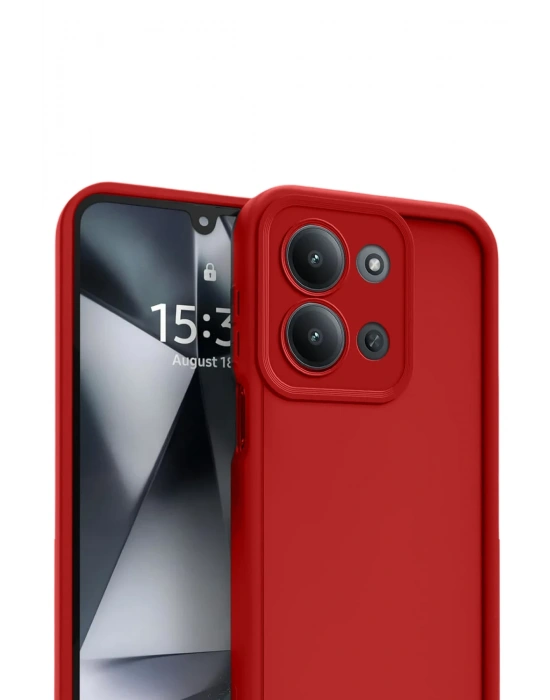 Newface Xiaomi Redmi 15C 4G Viera Silikon - Kırmızı