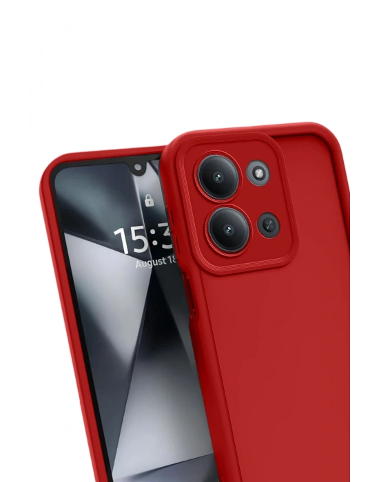 Newface Xiaomi Redmi 15C 4G Viera Silikon - Kırmızı