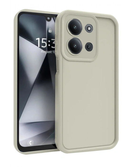 Newface Xiaomi Redmi 15C 4G Viera Silikon - Krem