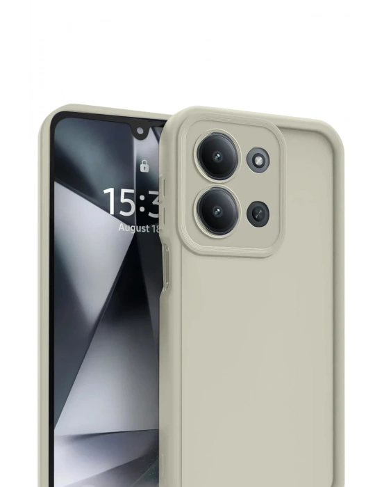 Newface Xiaomi Redmi 15C 4G Viera Silikon - Krem