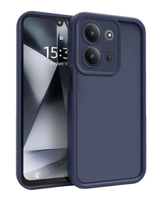 Newface Xiaomi Redmi 15C 4G Viera Silikon - Lacivert