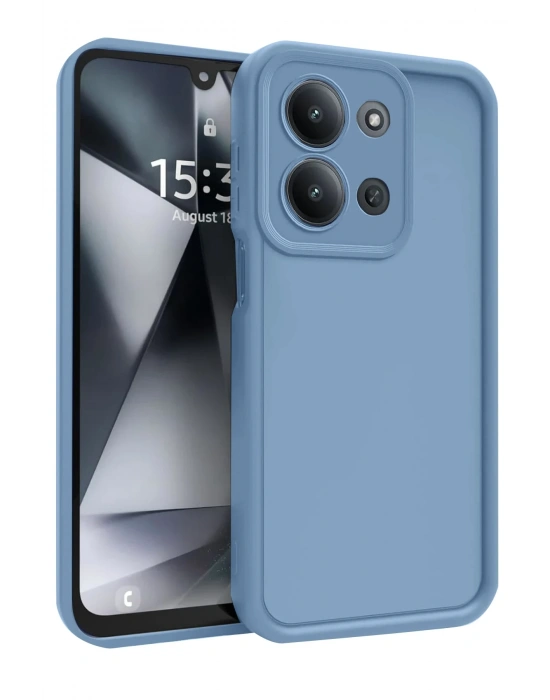Newface Xiaomi Redmi 15C 4G Viera Silikon - Mavi