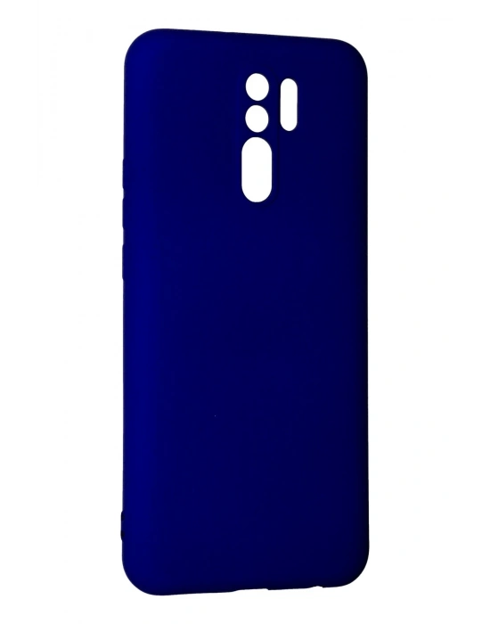 Newface Xiaomi Redmi 9 Kılıf Nano içi Kadife Silikon - Lacivert