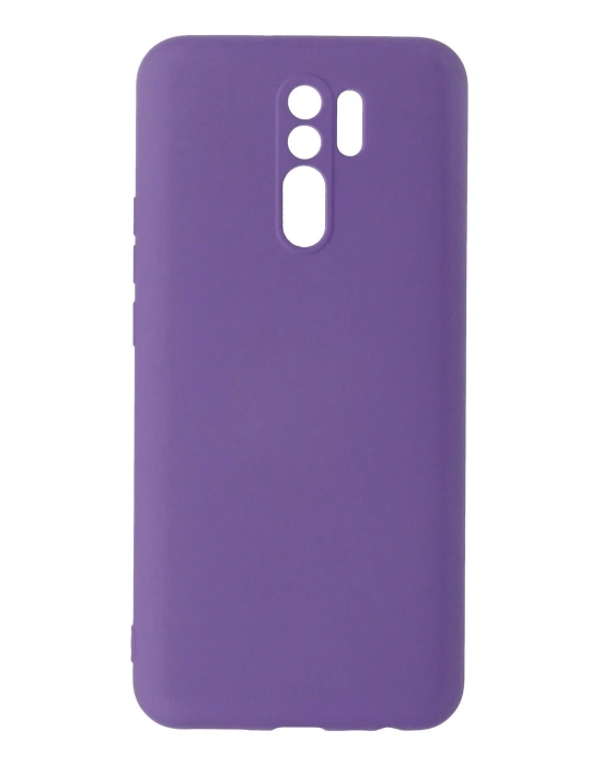 Newface Xiaomi Redmi 9 Kılıf Nano içi Kadife Silikon - Mor