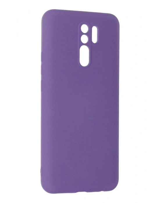 Newface Xiaomi Redmi 9 Kılıf Nano içi Kadife Silikon - Mor