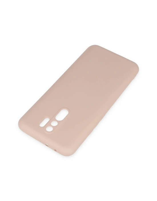 Newface Xiaomi Redmi 9 Kılıf Nano içi Kadife Silikon - Pudra