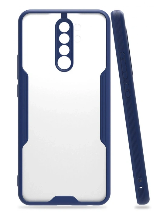 Newface Xiaomi Redmi 9 Kılıf Platin Silikon - Lacivert