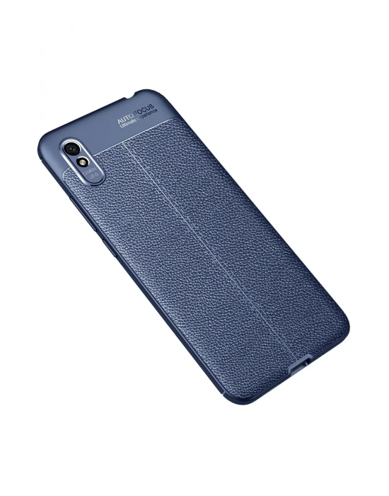 Newface Xiaomi Redmi 9A Kılıf Auto Focus Kapak - Lacivert