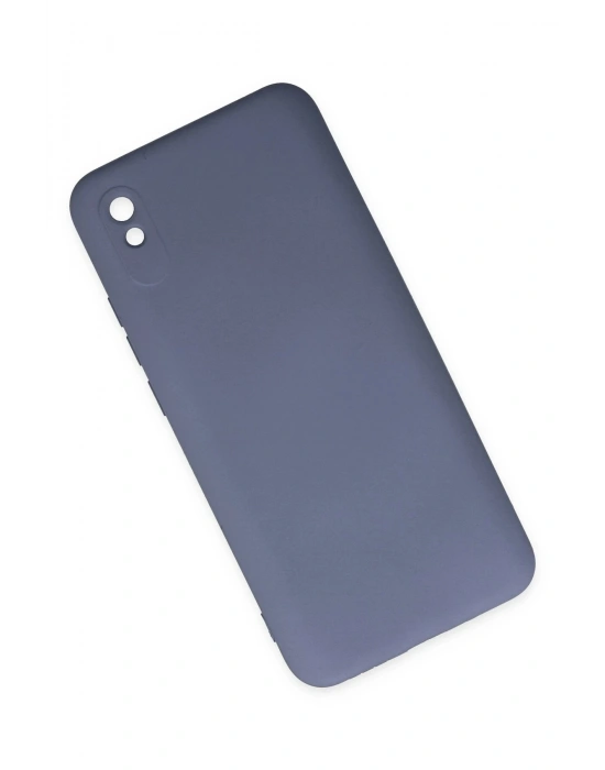 Newface Xiaomi Redmi 9A Kılıf Nano içi Kadife Silikon - Gri