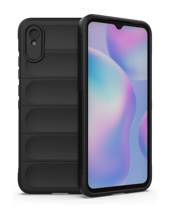 Newface Xiaomi Redmi 9A Kılıf Optimum Silikon - Siyah