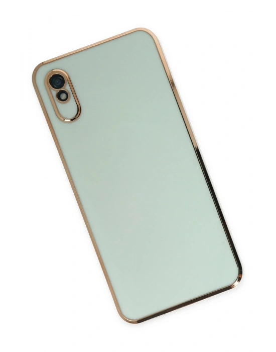 Newface Xiaomi Redmi 9A Kılıf Volet Silikon - Açık Yeşil